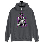 BLM Purple Backsplash Unisex Hoodie