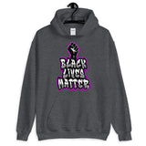 BLM Purple Backsplash Unisex Hoodie