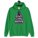 BLM Purple Backsplash Unisex Hoodie