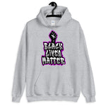 BLM Purple Backsplash Unisex Hoodie