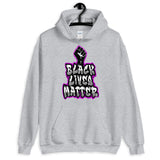 BLM Purple Backsplash Unisex Hoodie